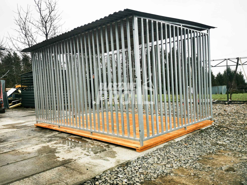 Kojec dla Psa 3x2m z profili zamkniętych + Podłoga drewniana GP267 Łańcut - zdjęcie 9