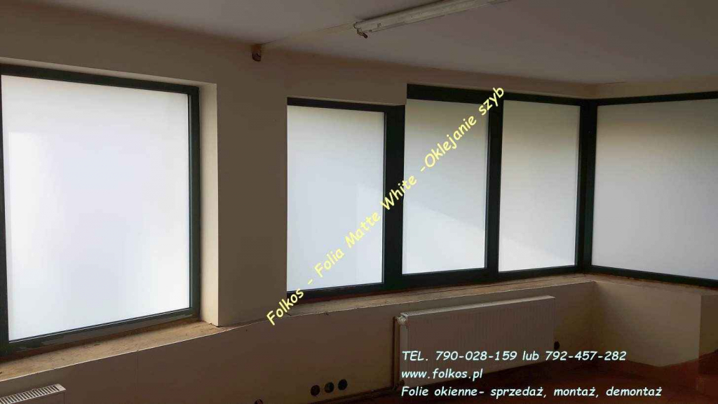 Folie okienne Warszawa Ochota-Mokotów -Folie matowe mleczne mrożone Mokotów - zdjęcie 6