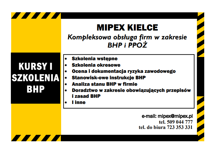 BHP Szkolenia dla pracowników / zapraszamy do wspołpracy Kielce - zdjęcie 1