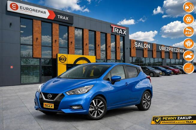 Nissan Micra K14 1.0 71KM,Acenta+pakiety,niski przebieg Łódź - zdjęcie 1