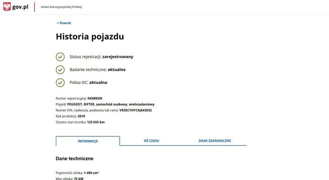 Peugeot RIFTER Zarejestrowany Ubezpieczony Elbląg - zdjęcie 3