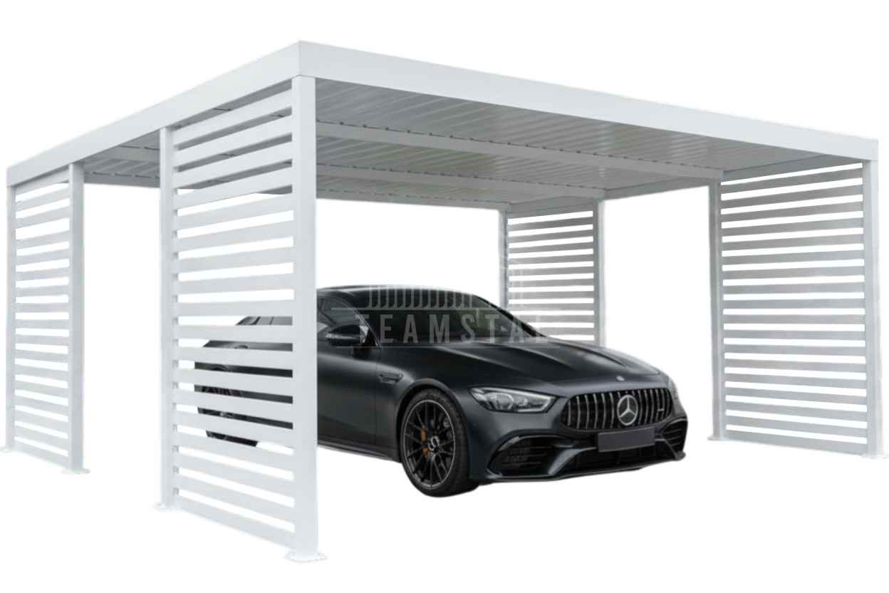 Carport PREMIUM - Wiata samochodowa 5,5x5  dodatkowa zabudowa TS1243 Gniezno - zdjęcie 1