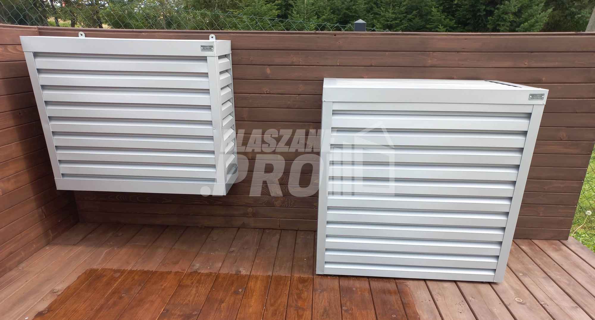 Osłona klimatyzatora - pompy ciepła 70x40x130 cm biały GP294 Białogrądy - zdjęcie 6