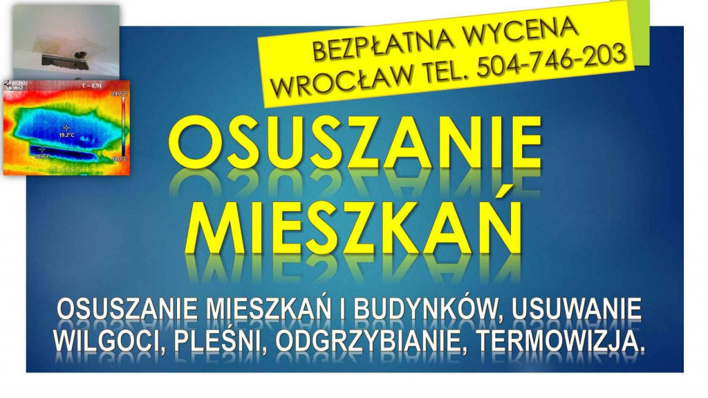 Osuszanie budynków, cena, tel. 504-746-203, Wrocław, domu, pomieszczeń Psie Pole - zdjęcie 7