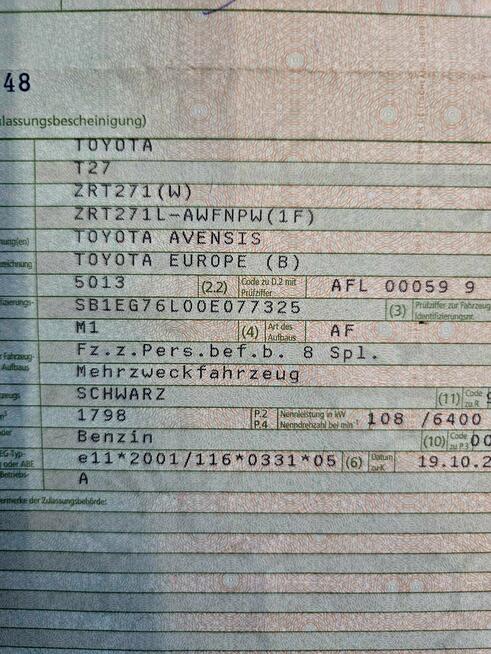 Avensis 1.8 benzyna Sol 147km KAMERA hak NAVI serwis BEZYWPADEK 2013 Tychy - zdjęcie 10