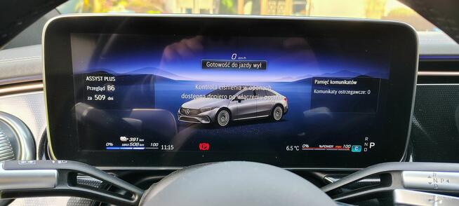 Mercedes EQS 450+/Pneumatyka/1Wł/PL/ASO/1rej:2022/Oś skrętna Włochy - zdjęcie 5