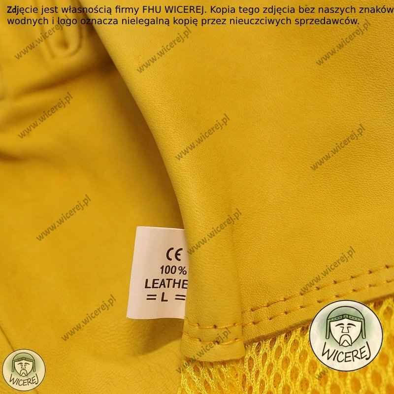 Premium Skórzane Rękawice Pszczelarskie Oddychające rozmiar L (9) Jaśliska - zdjęcie 7