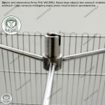 Wirnik 3 ramkowy nierdzewny do miodarki, Kosz do wirówki 3 plastrowej Jaśliska - zdjęcie 7