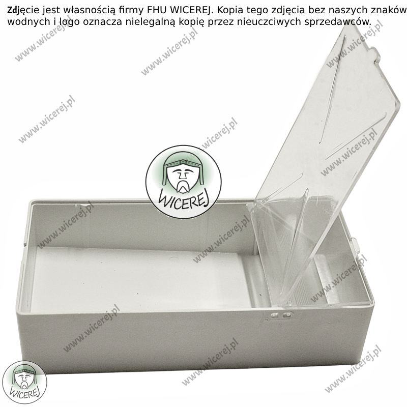 Podkarmiaczka skrzynkowa plastikowa 600ml tj.1kg na syrop dla pszczół Jaśliska - zdjęcie 1