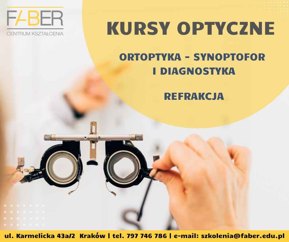 Kurs refrakcji, ortoptyka-synoptofor i diagnostyka w Krakowie Śródmieście - zdjęcie 1