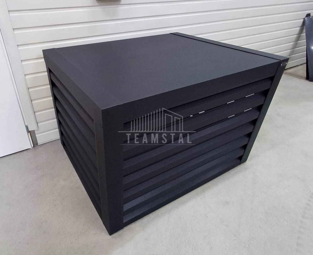 Osłona klimatyzatora – pompy ciepła 110x60x80cm cm antracyt TS1219 Opole - zdjęcie 4