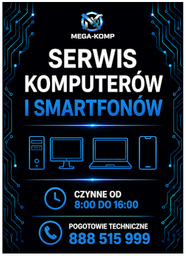 Serwis Komputerów Laptopów Telefonów i Konsol Mega-Komp Wodzisław Śląski - zdjęcie 2