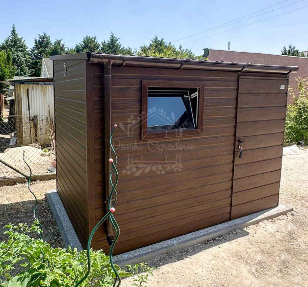 Schowek - domek ogrodowy 3x2m  okno dach spad w przód rynna ID1051 Brzesko - zdjęcie 4