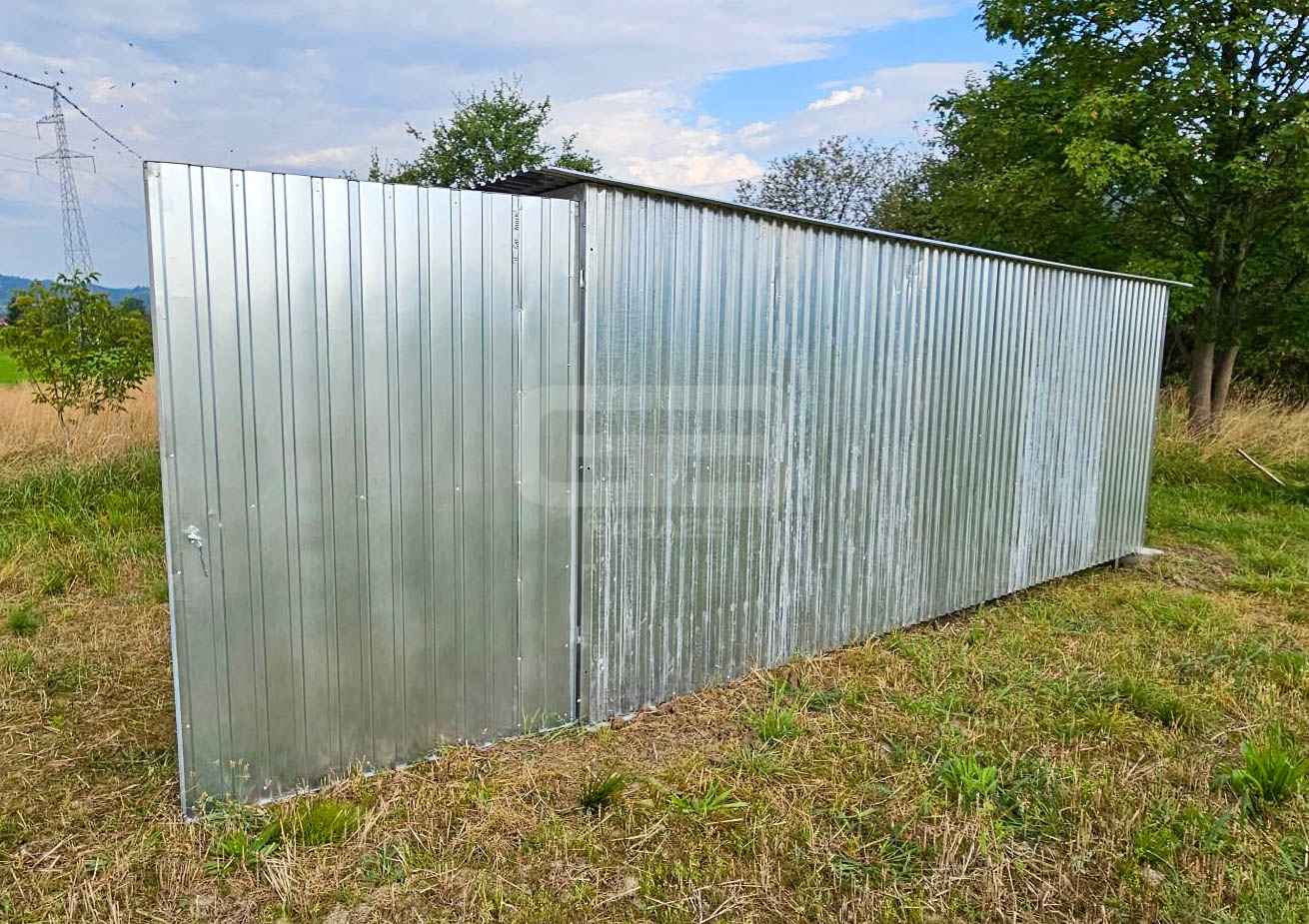 Blaszany garaż 3×5 m II gat garaż budowlany wolnostojący brama GB106 Augustów - zdjęcie 2