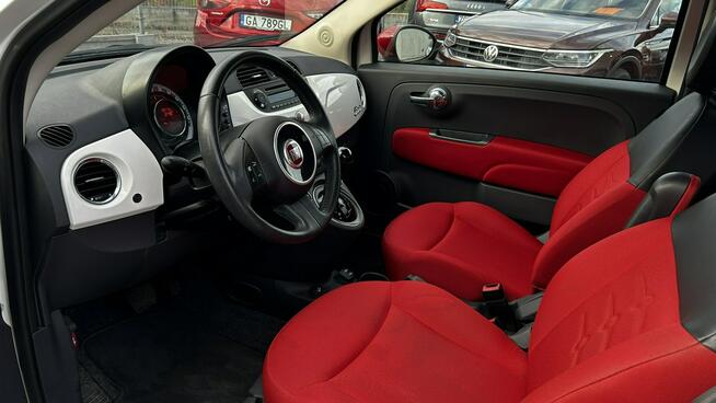 Fiat 500 1.4 Automat 100KM Klima Czerwone wnętrze + dach Alu 15 Gdynia - zdjęcie 7