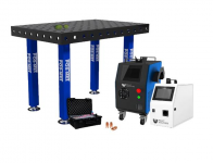 Spawarka laserowa 4w1 1500W stół + podajnik drutu kompletne stanowisko