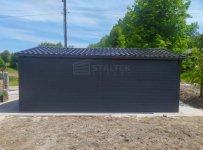 Garaż blaszany 4x6m - Blachodachówka - Brama uchylna  rynny dach ST168 Kalwaria Zebrzydowska - zdjęcie 2
