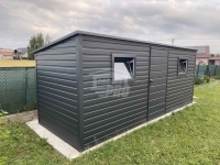 Schowek - Domek Ogrodowy 5,5x2m - drzwi - 2x okno  - dach  GP668 Koszalin - zdjęcie 2