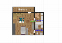 Kawalerka z balkonem, klimatyzacją  os. Chrobry Głogów - zdjęcie 11