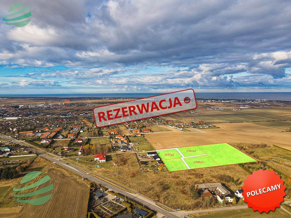 Działka budowlana Darłowo nad Morzem 1501m2 z możl Darłowo - zdjęcie 1