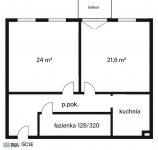 2pok, 64met, okolice Bema BALKON/PIWNICA (Wrocław) Śródmieście - zdjęcie 6