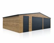 Garaż blaszany dwustanowiskowy 8×6m Winchester Dach dwuspadowy