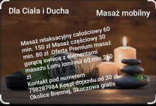 Usługi masazu mobilnego