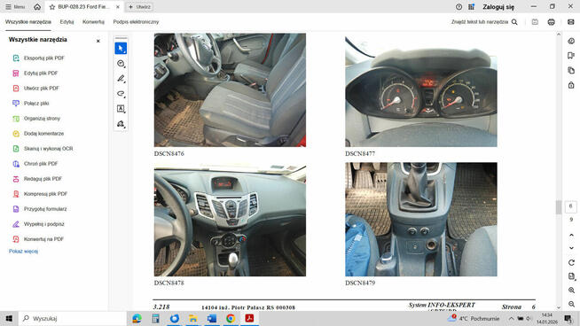 Ford fiesta rok prod. 2008 Grotów - zdjęcie 7