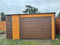 Schowek domek ogrodowy - Garaż 4x3m + wiata 0,5m - Brama uchylna ID873 Siedlce - zdjęcie 5
