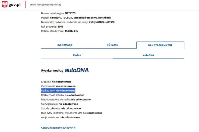 Hyundai Tucson 2.0 Benzyna Moc 141KM Zarejestrowany Ubezpieczony Elbląg - zdjęcie 7