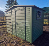 Schowek - domek ogrodowy 2x2m + wiata 1m - drzwi - okno dach GP604 Kwidzyn - zdjęcie 4