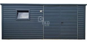 Schowek - domek ogrodowy 4,5x2 brama dwuskrzydłowa okno dach  TKD365