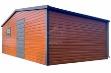 Schowek domek ogrodowy 6x4,5m  drewnopodobny - dach dwuspadowy ID1078 Łańcut - zdjęcie 3