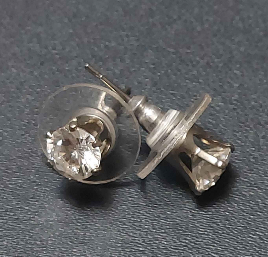 Kolczyki srebrne z cyrkonią Stare Miasto - zdjęcie 7