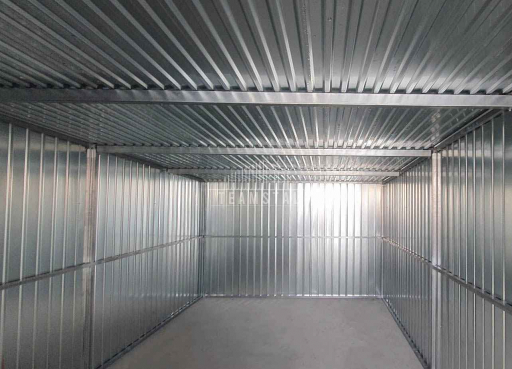 Garaż blaszany 3x5m - brama dwuskrzydłowa - ocynk - dach TS1097 Białystok - zdjęcie 9