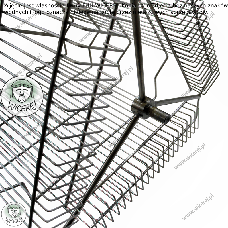 Wirnik 3 ramkowy nierdzewny do miodarki, Kosz do wirówki 3 plastrowej Jaśliska - zdjęcie 6
