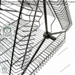 Wirnik 3 ramkowy nierdzewny do miodarki, Kosz do wirówki 3 plastrowej Jaśliska - zdjęcie 6