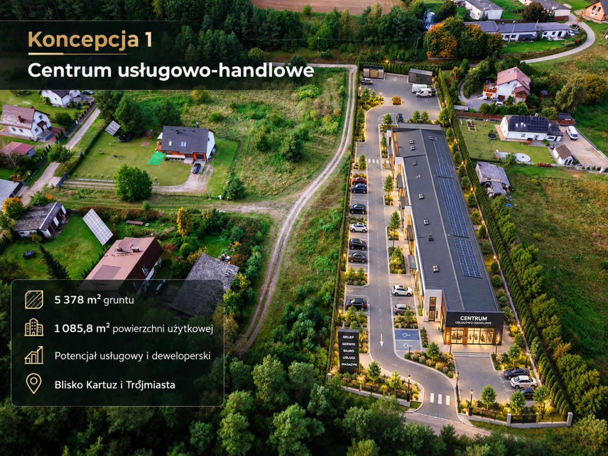 Grunt zabudowany budynkiem magazynowym Dzierżążno - zdjęcie 8