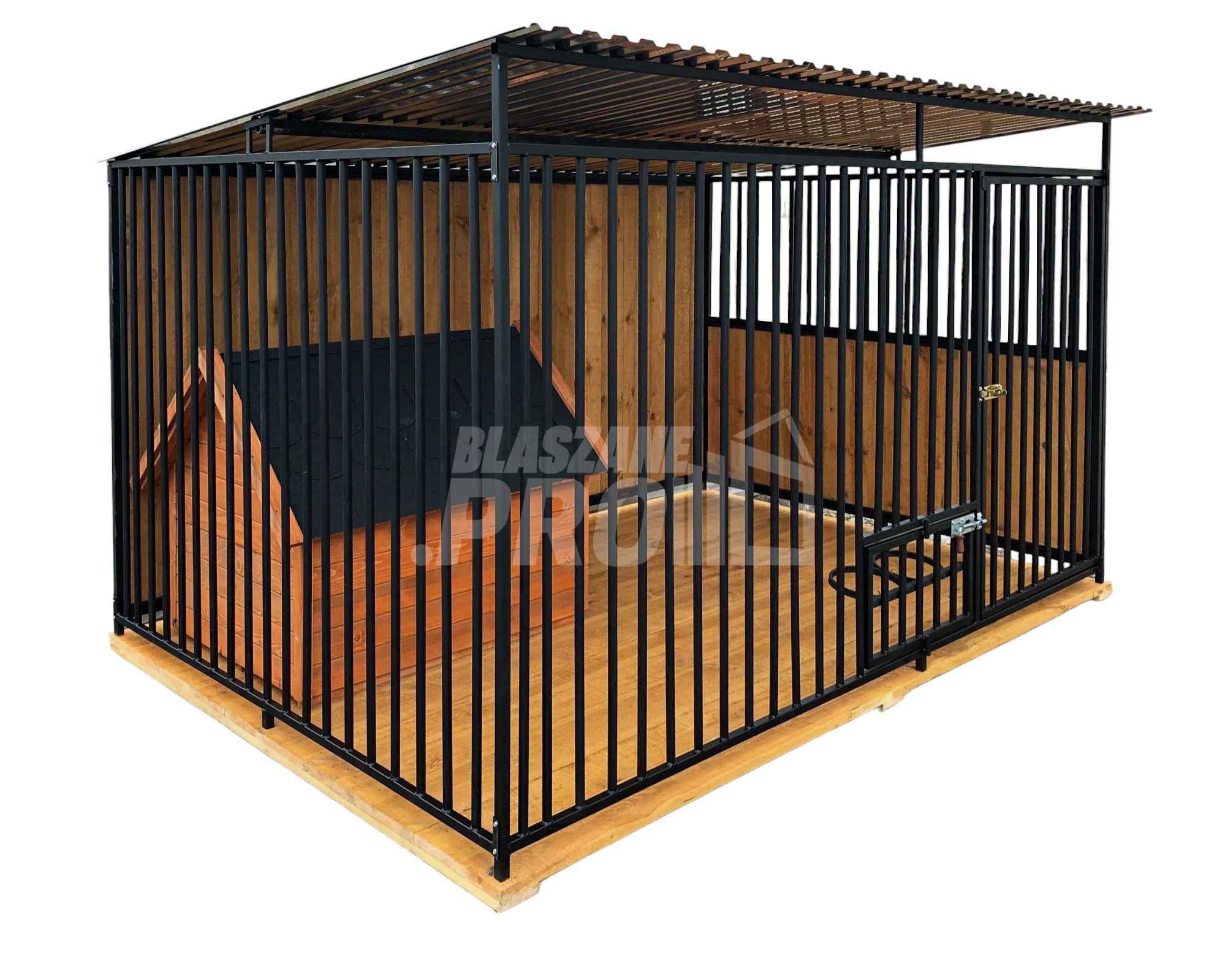 Kojec dla psów 2,5x2m Uchwyt na miski ściany zabudowane drewnem  GP395 Gniezno - zdjęcie 1