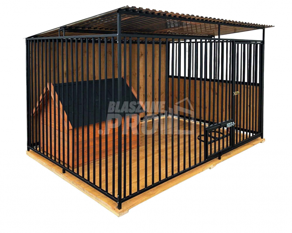 Kojec dla psów 2,5x2m Uchwyt na miski ściany zabudowane drewnem  GP395 Gniezno - zdjęcie 1