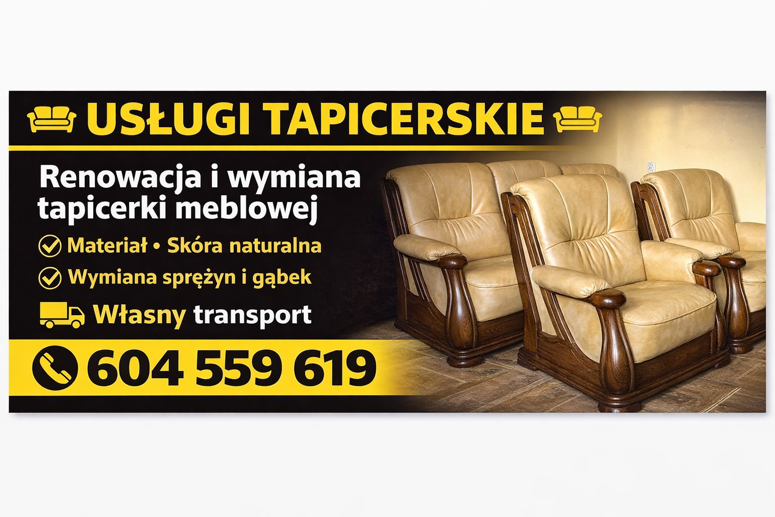Usługi tapicerskie , renowacja , produkcja mebli wymiana tapicerki Nowy Sącz - zdjęcie 1