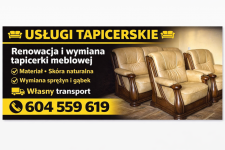 Usługi tapicerskie , renowacja , produkcja mebli wymiana tapicerki