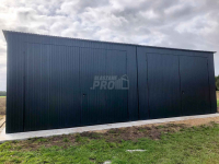 Hala Garaż blaszany 8x6 Brama dwuskrzydłowa x2 spad w tył GP142 Przasnysz - zdjęcie 2