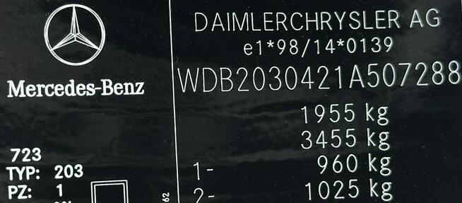 Mercedes C 200 1.8 Benzyna Moc 163KM Automat Elbląg - zdjęcie 4