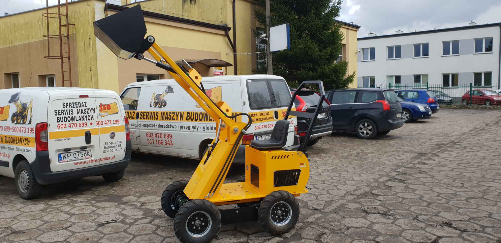 Mini Ładowarka kołowa z prostym ramieniem MS-L113FS JSB - Nowa 2025 Toruń - zdjęcie 2