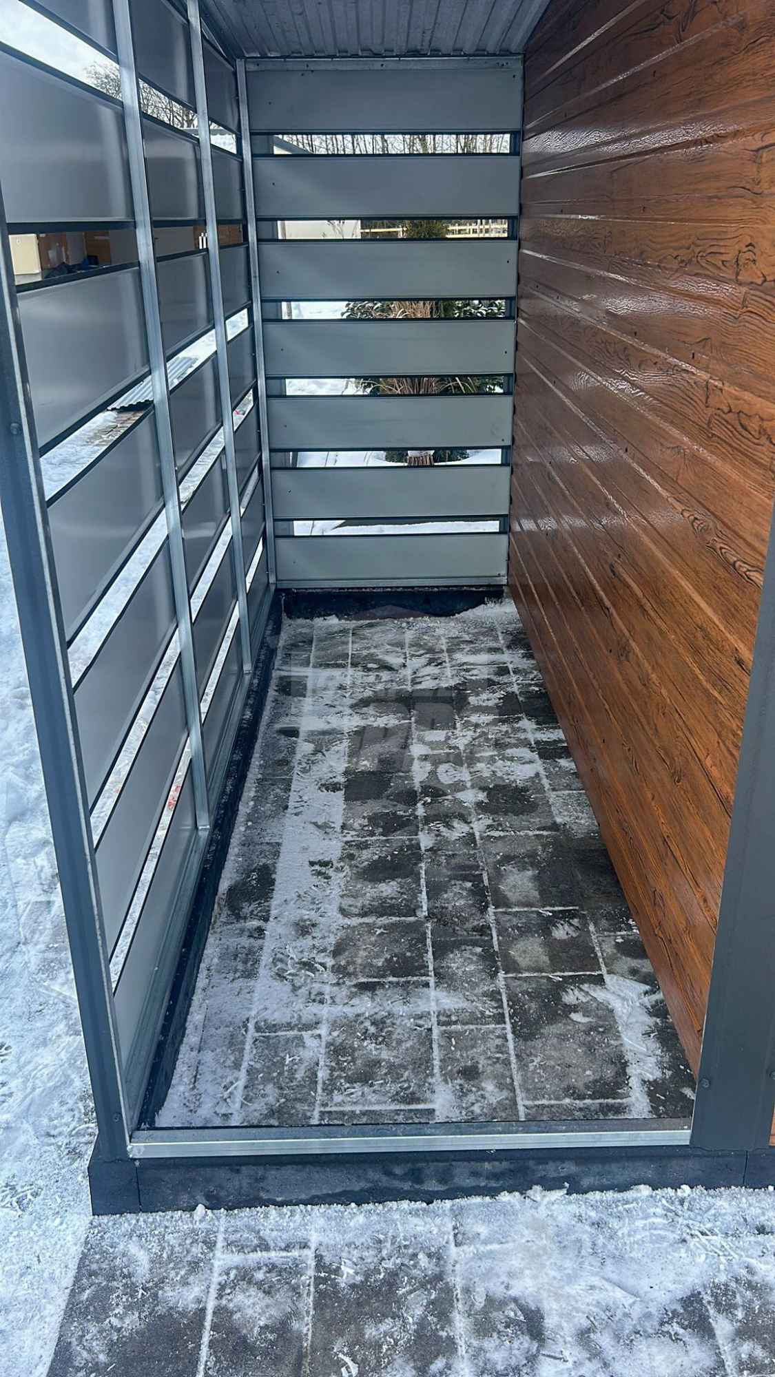 Schowek - domek ogrodowy 2,5x3 m + wiata 1m drzwi okno  dach GP729 Chełm - zdjęcie 4