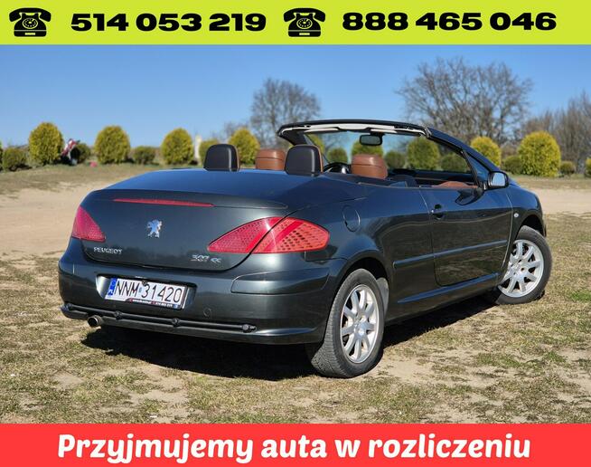 Peugeot 307 CC • benzyna • KABRIOLET • KAMERA COFANIA • ALU • KLIMA Nowe Miasto Lubawskie - zdjęcie 2