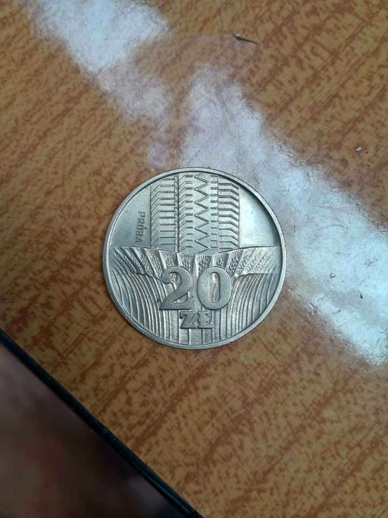 Sprzedam monetu 20ZL Próba Białołęka - zdjęcie 1