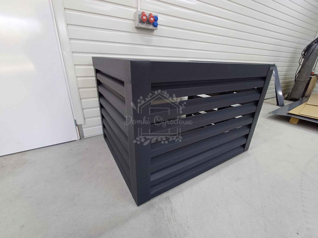 Osłona pompy ciepła 100x60x70 cm antracyt Zabudowa ID861 Malbork - zdjęcie 2