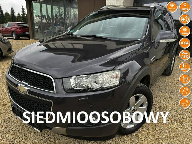 Captiva 2.0D LT+ 163km 7 foteli SKÓRA navi SERWIS bezwypadkowy 2013 Tychy - zdjęcie 1